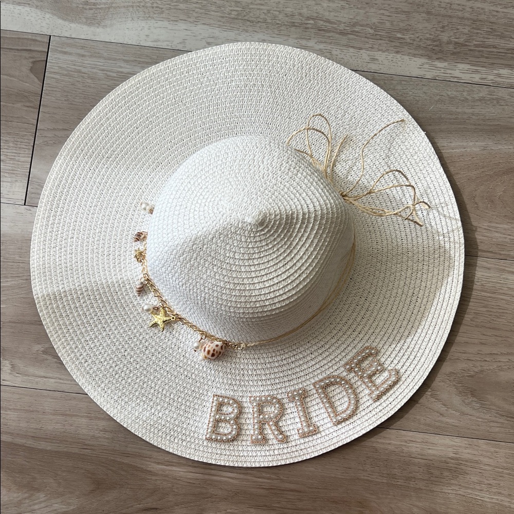 White Bride Sun Hat